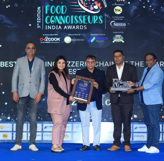 Best Emerging Pizzeria Chain of the Year — Food Connoisseurs India Awards · 5th edition
